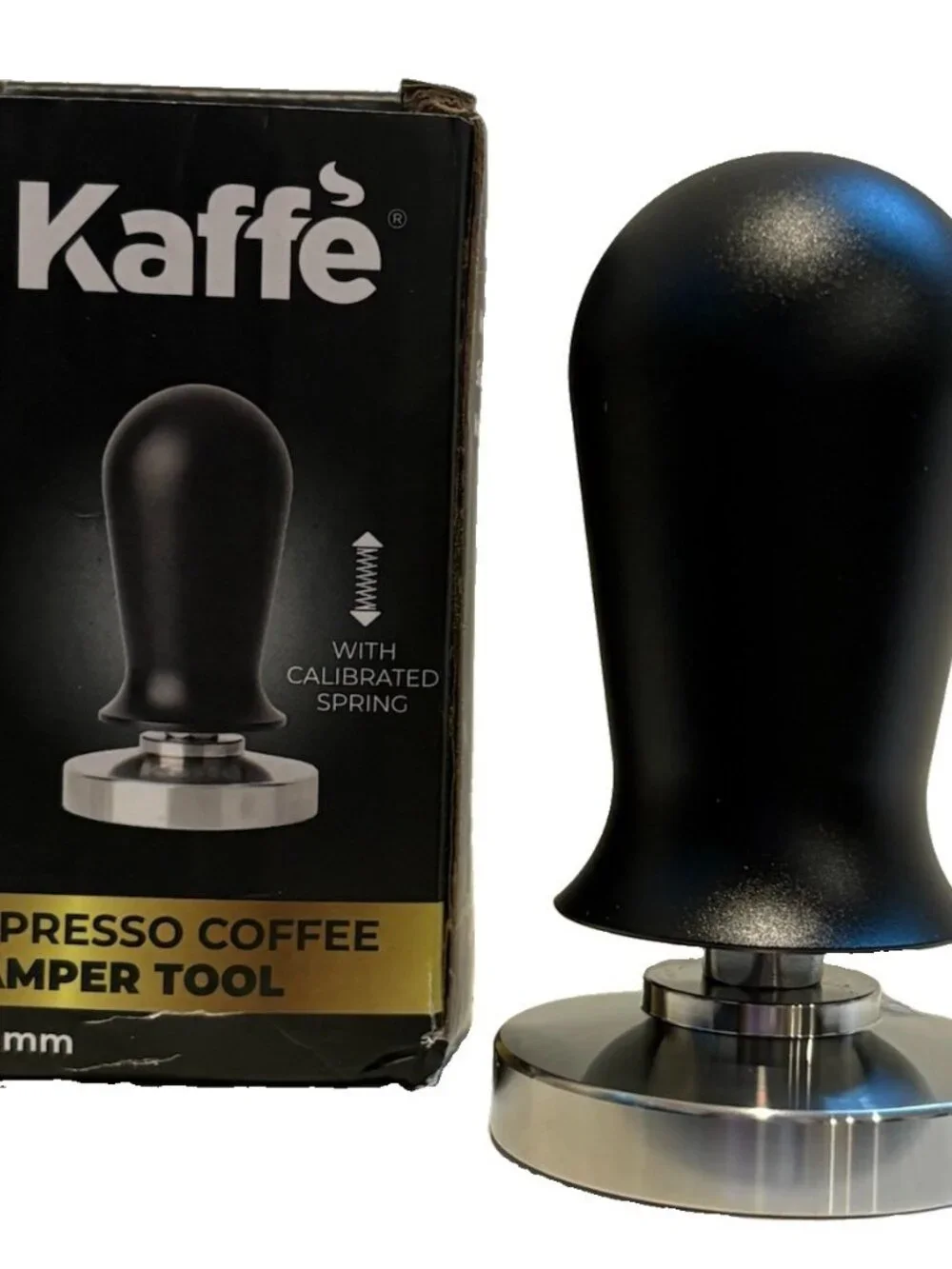 Kaffe Espresso Coffee Tamper With Spring 54mm Stainless Steel Barista Tool